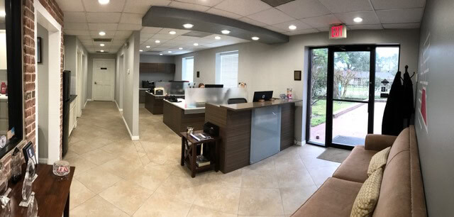 brick restoration houston office after renovation
