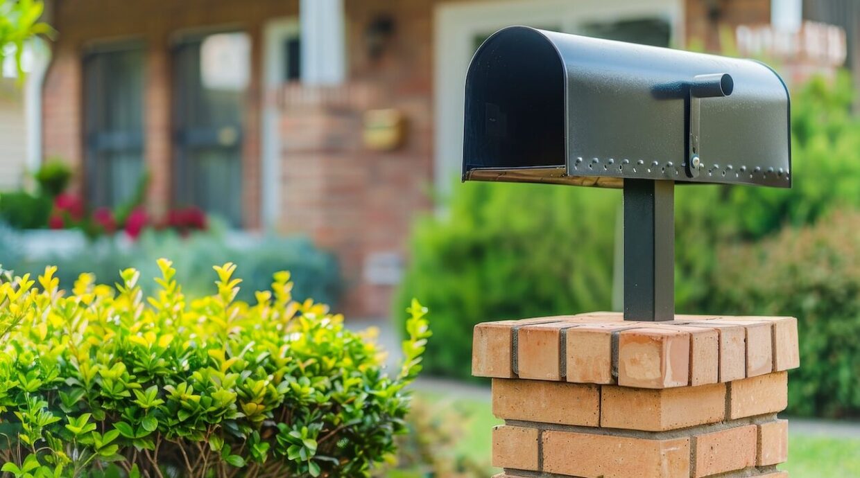 custom brick mailbox