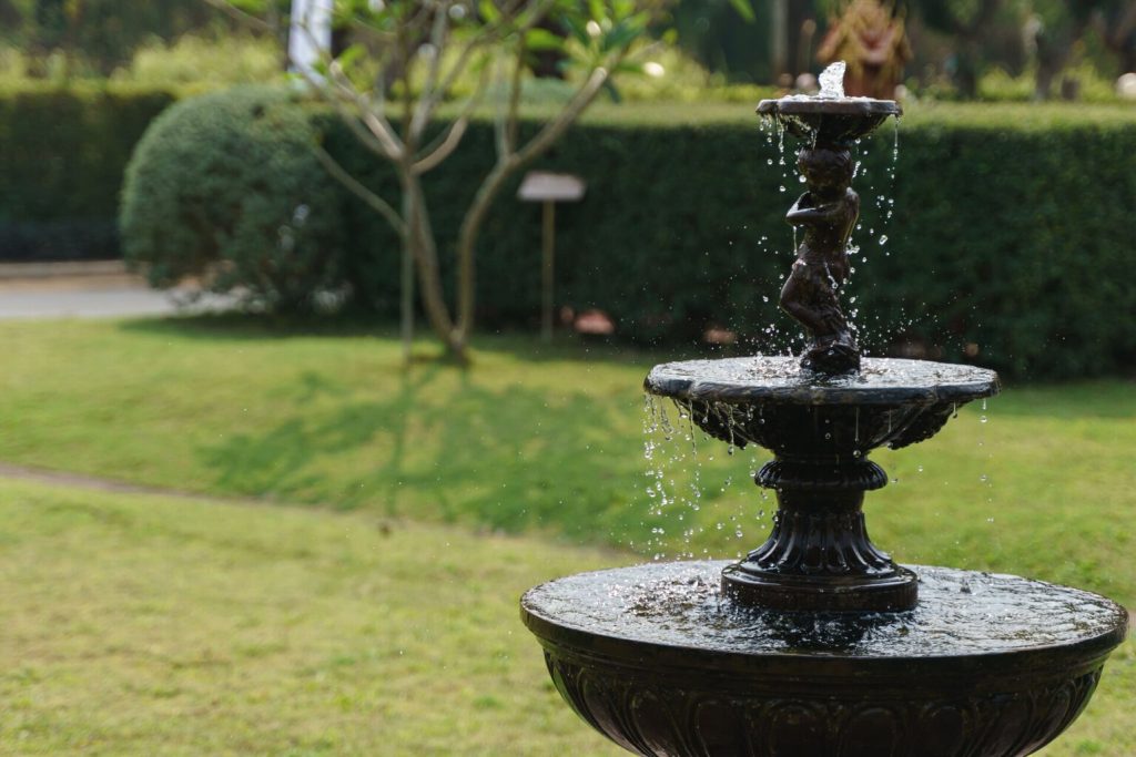 Decorative Fountain for Curb Appeal