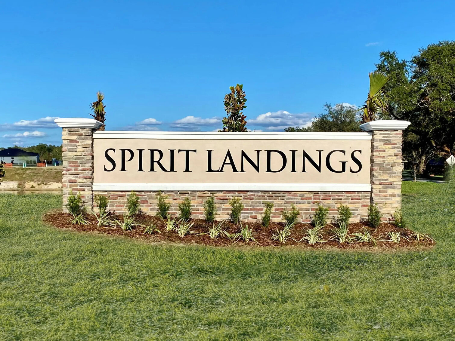spirit landings community monument sign