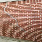 Brick Crack Repair Scar With No Mortar Matching