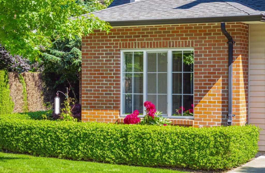 brick home window lintel