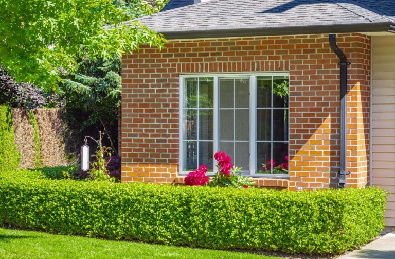 brick home window lintel