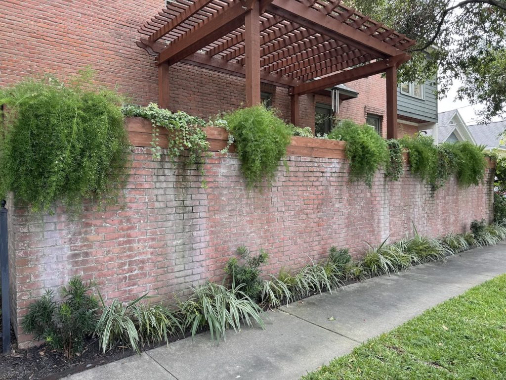 brick wall corrective staining