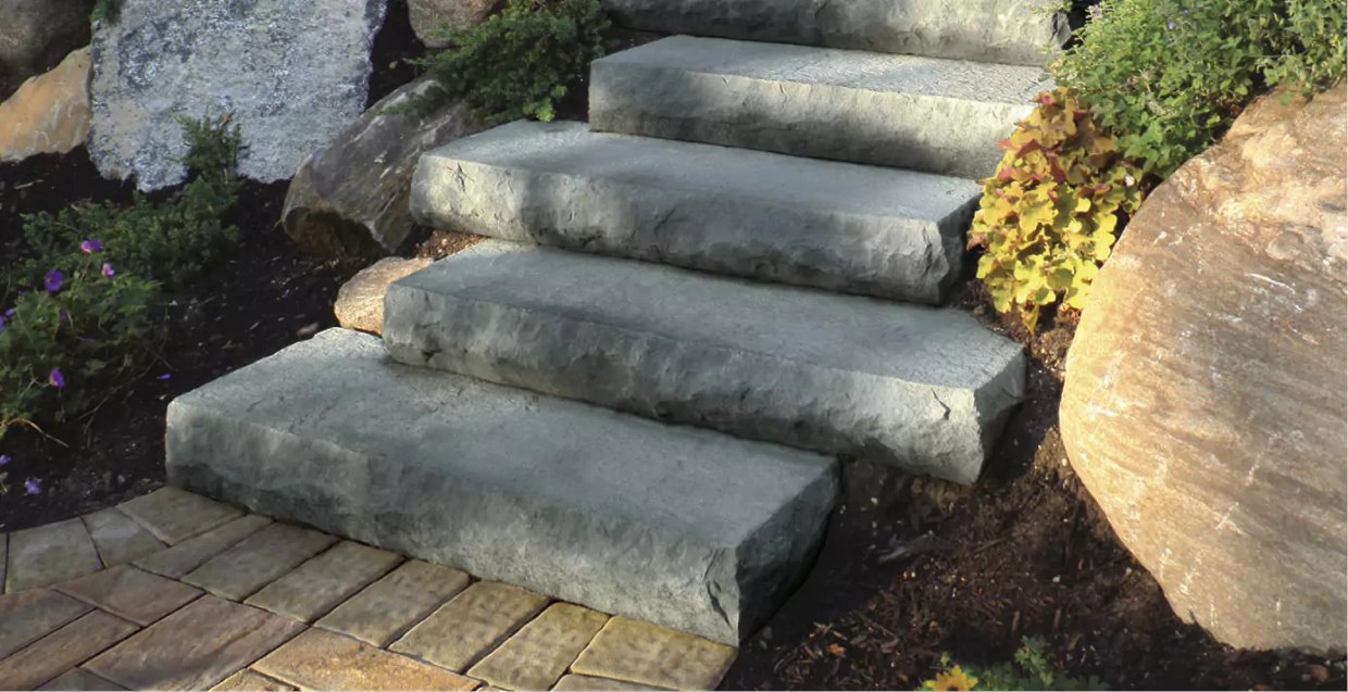 Cast Stone Steps