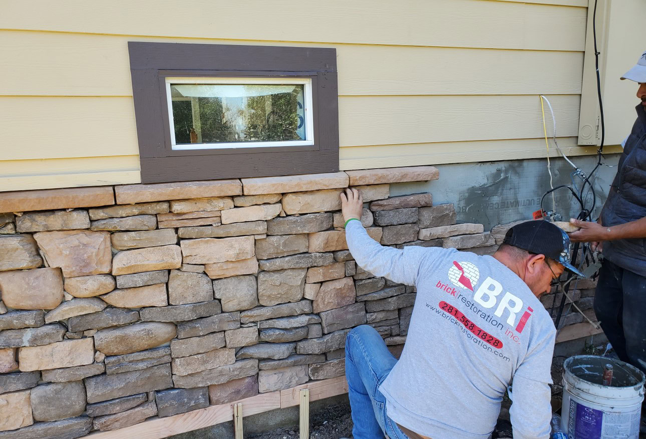 Home Addition With Stone