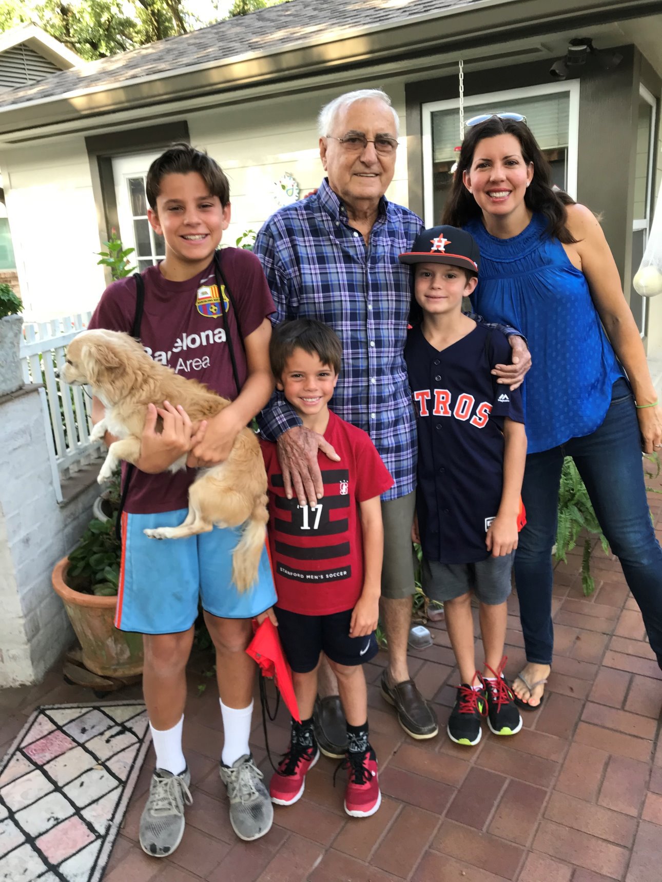 Roberto with Betty and Her Boys