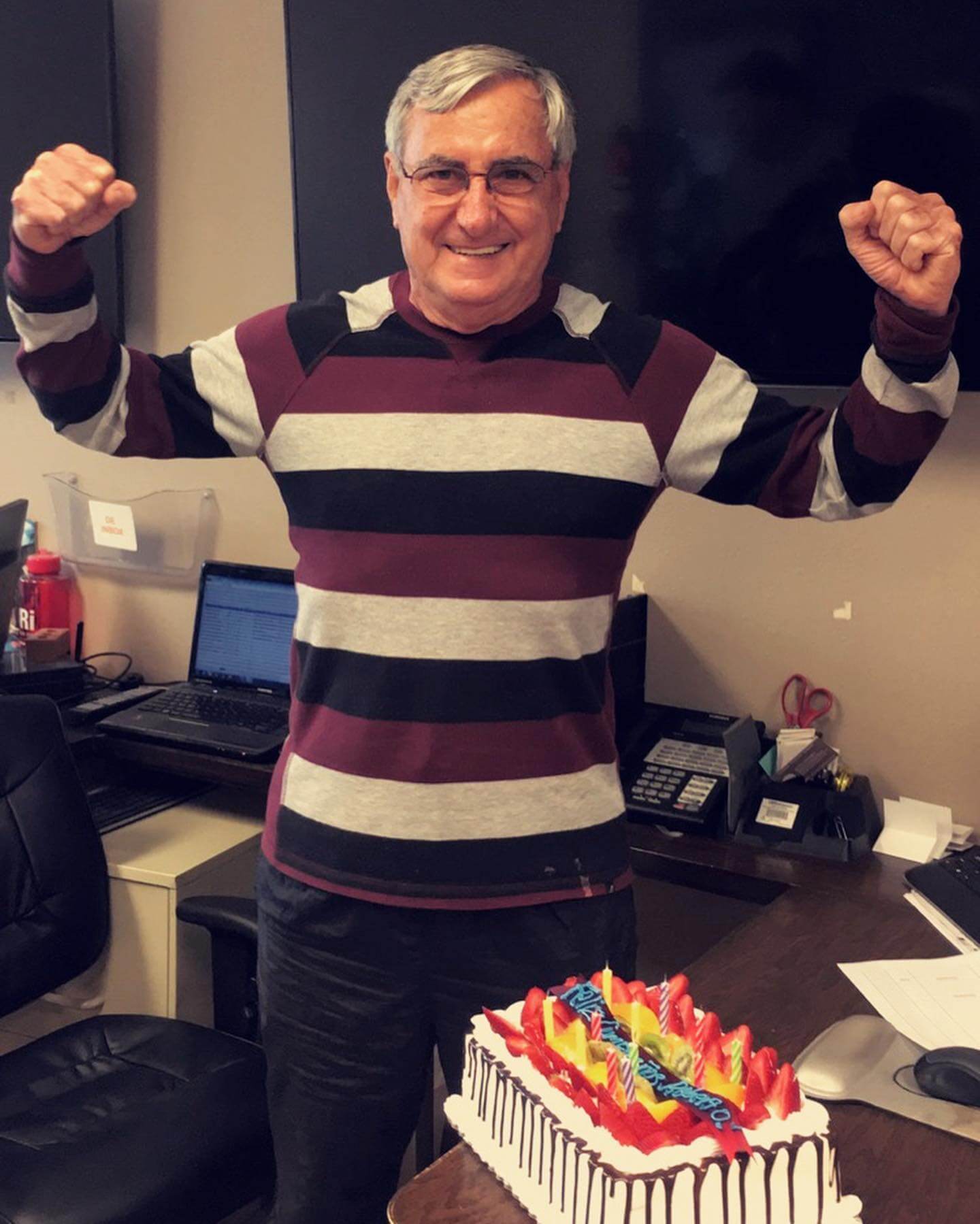 Roberto at Office Party