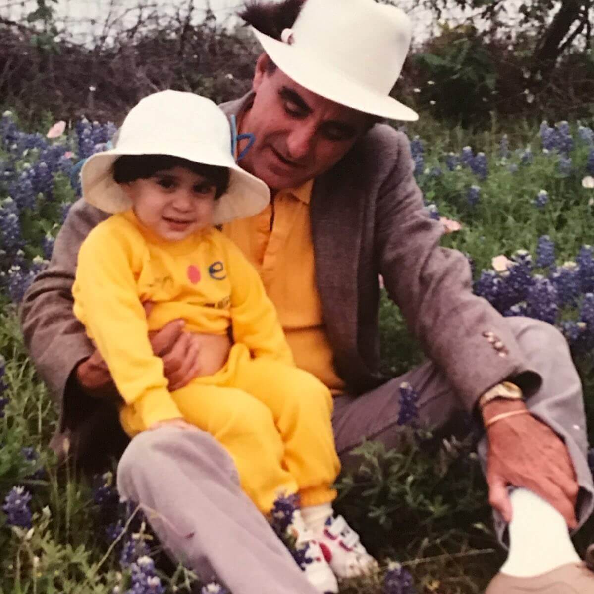 Roberto and Diana as a baby