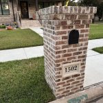 Brick Mailbox German Smear Construction