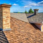 Home With Brick Chimney With Cap