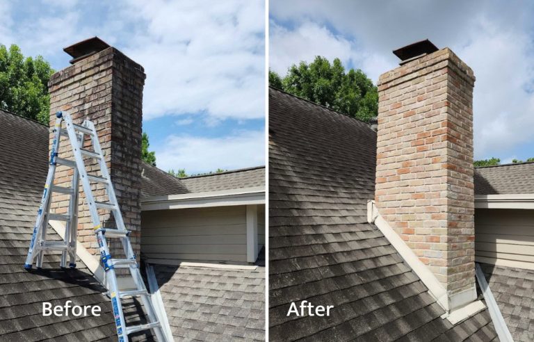 Chimney Restoration Before and After