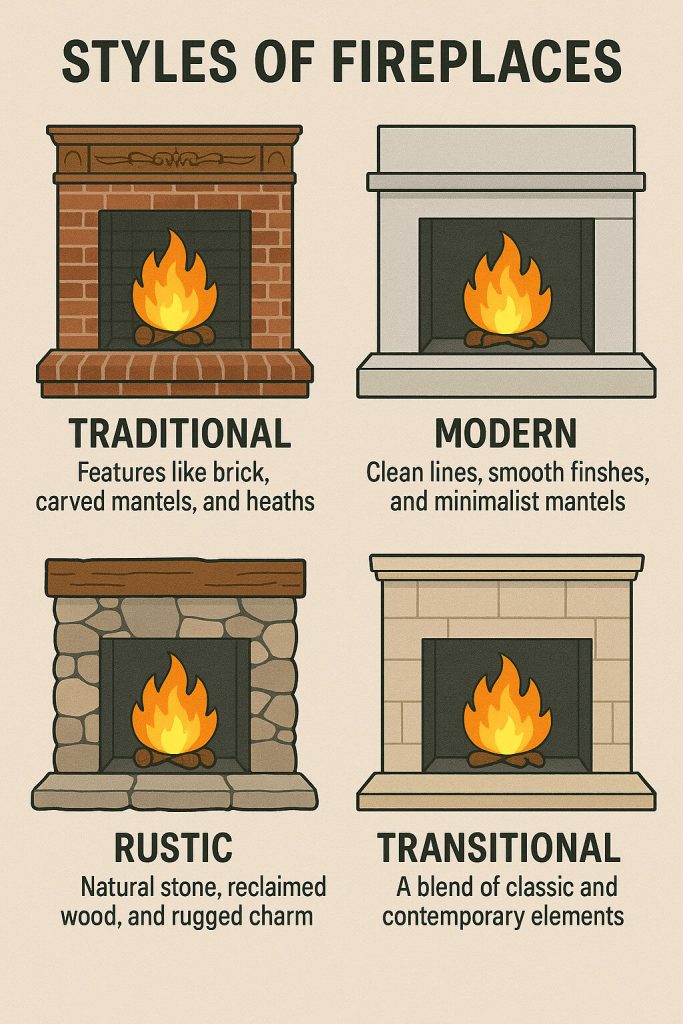Fireplace Styles Graphic