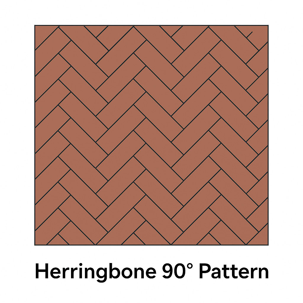 Herringbone 90 Degree Pattern