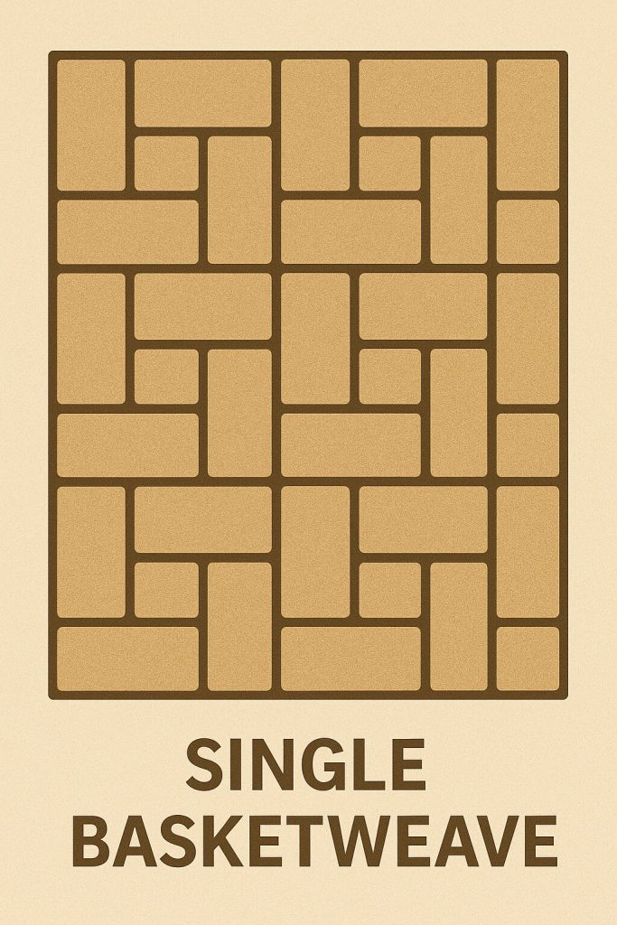 Single Basketweave Pattern