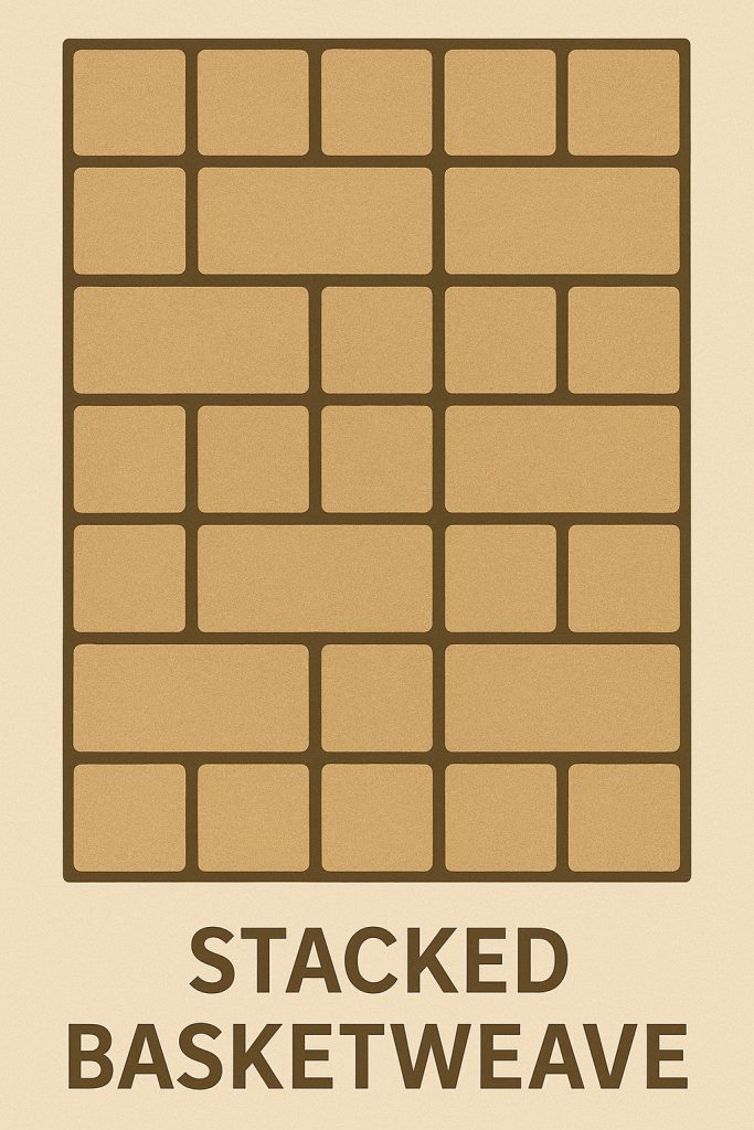 Stacked Basketweave Pattern