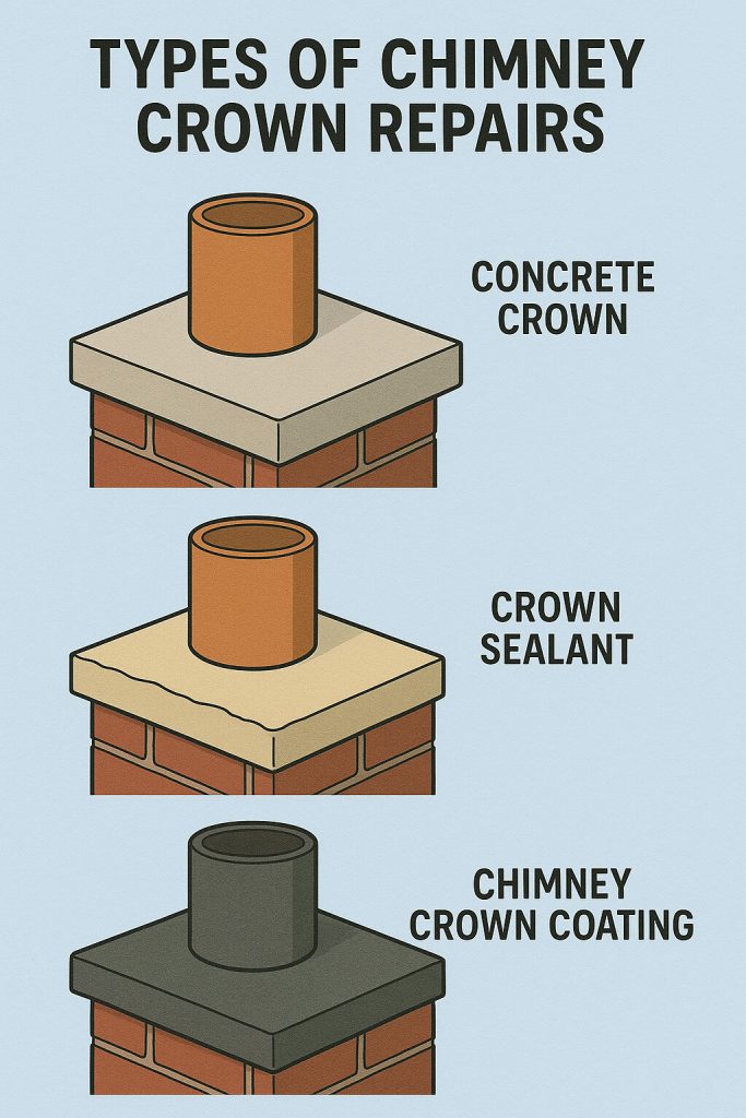 Types of Chimney Crown Repairs
