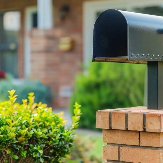 custom brick mailbox