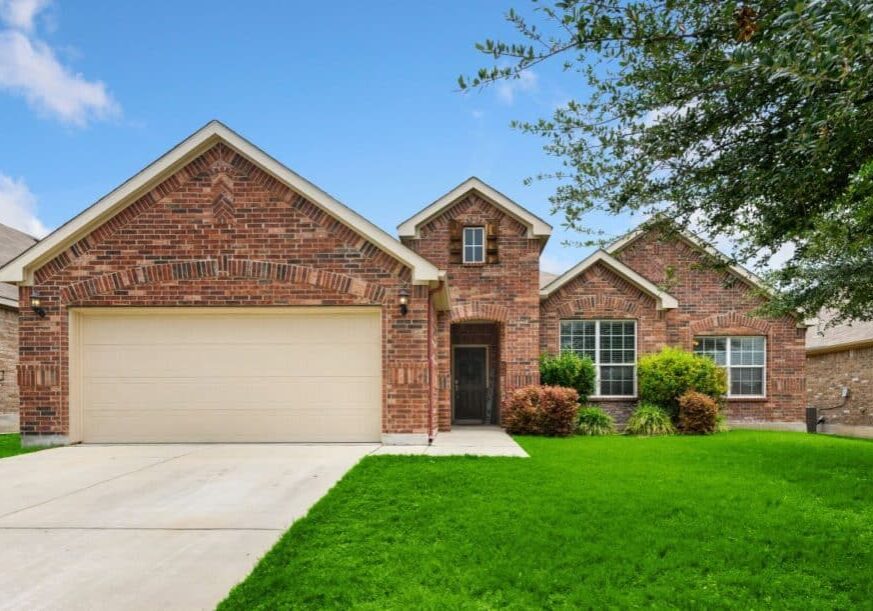 brick one story home