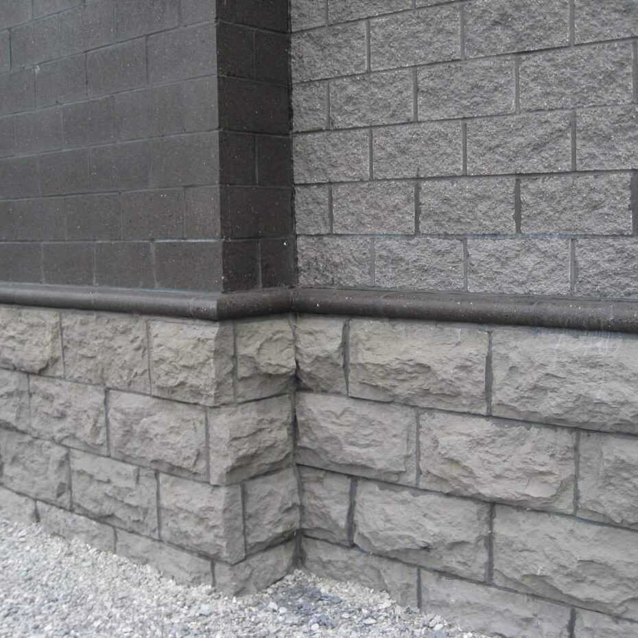 CMU and Stone Wall