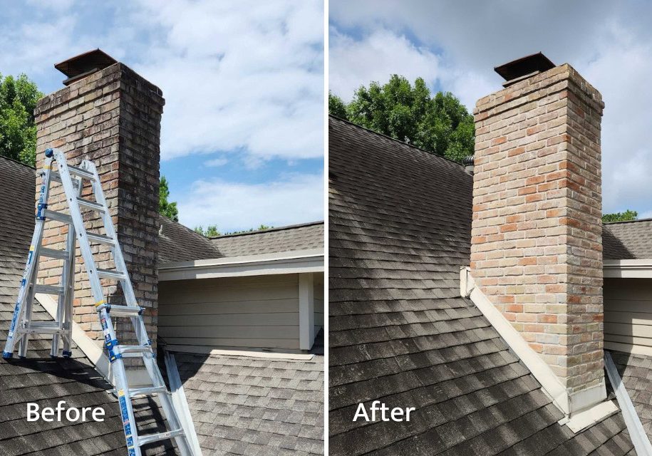 Chimney Restoration Before and After