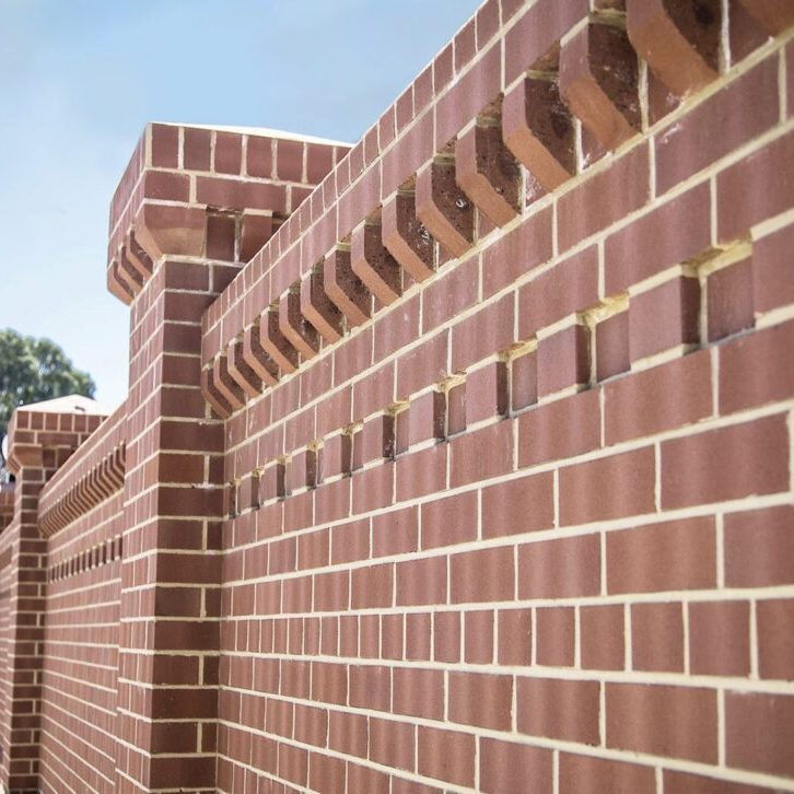 community brick perimeter wall